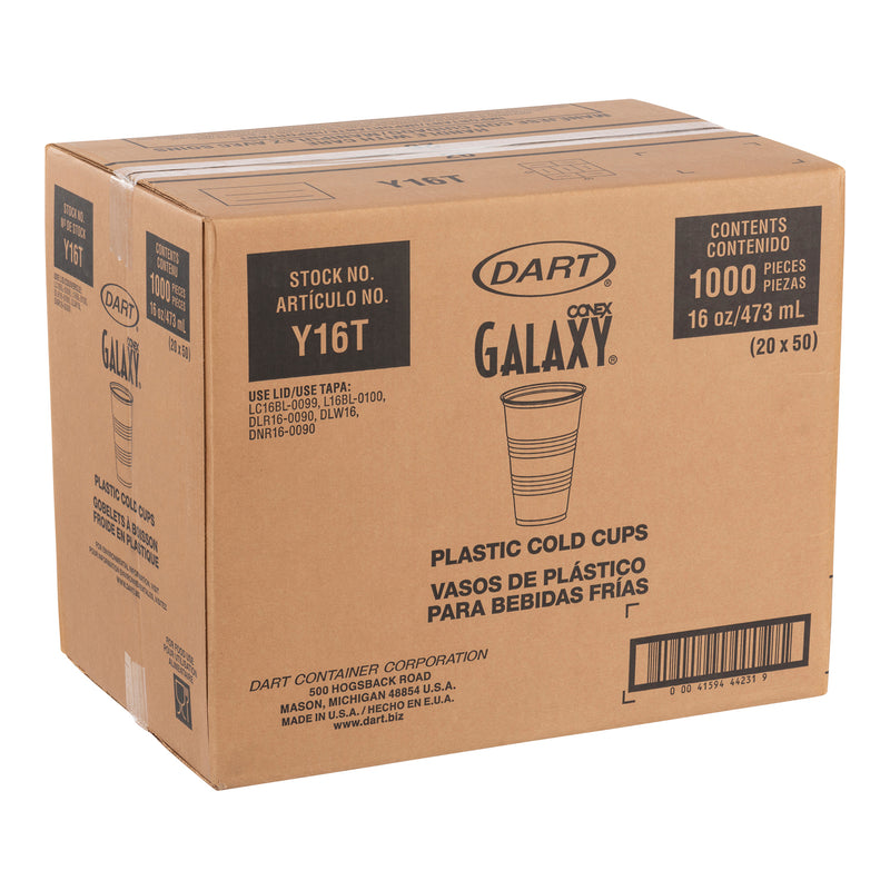 DART - GALAXY 16OZ  TRANS CUP 20x50EA