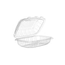 DART - 9x6IN CLEAR PP PLASTIC HINGED CONTAINER 4x75 CT