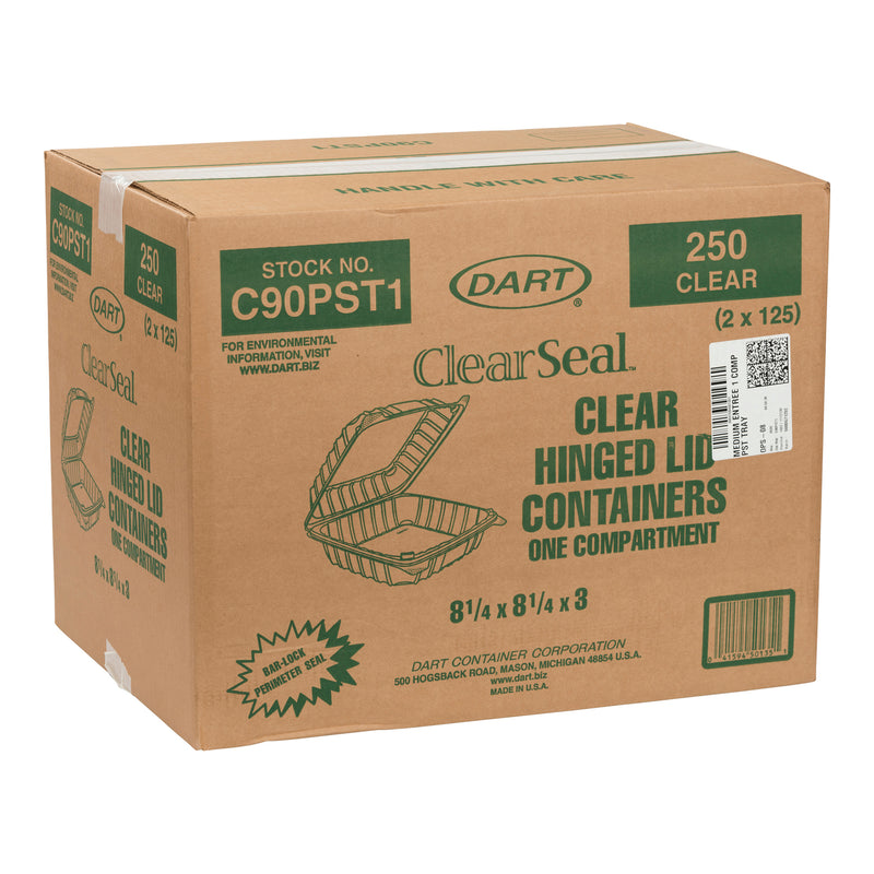 DART - 8" SQUARE DEEP CONTAINER 2x125EA