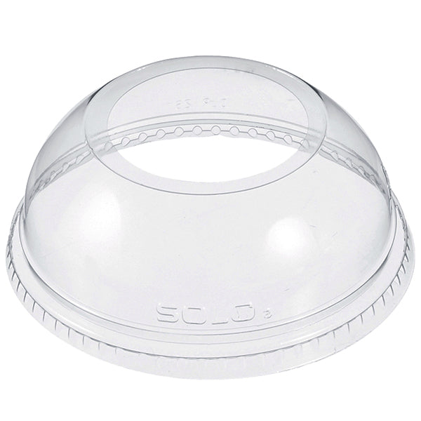 DART - 16/24OZ  DOME LID WITH WIDE HOLE 100EA