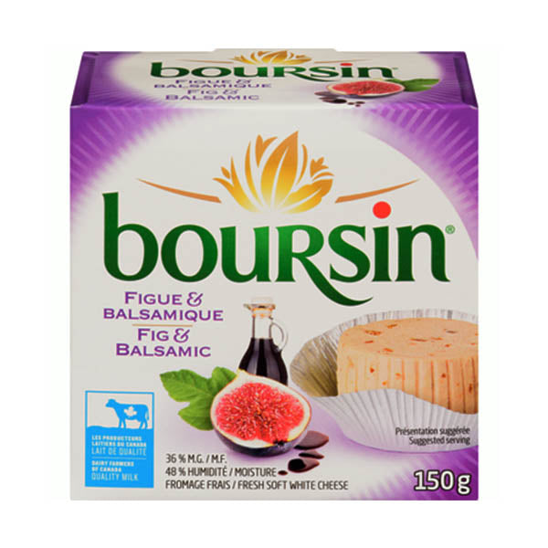 BOURSIN - FIG AND BALSAMIC 150GR