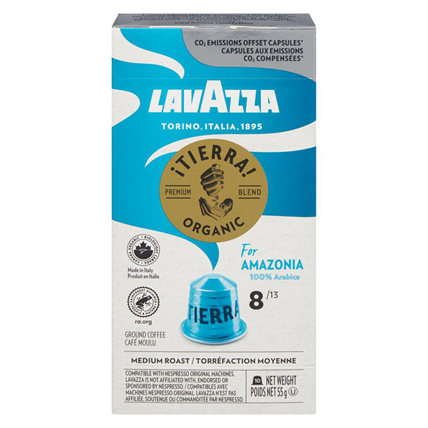 LAVAZZA - COFFEE PODS TIERRA FOR AMAZONIA 10x10x55 GR