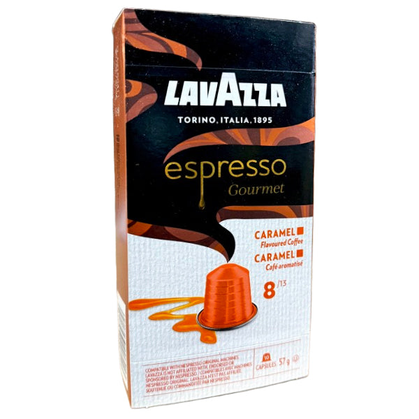 LAVAZZA - CARAMEL FLAVOURED PODS 10CT