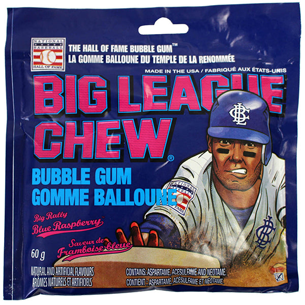 BIG LEAGUE - CHEW BLUE RASPBERRY 12x60 GR