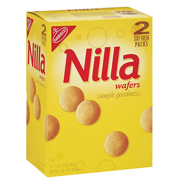 NABISCO - NILLA WAFERS 2 PCKS 850GR