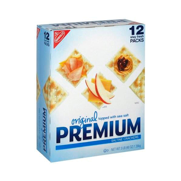 MONDELEZ - PREMIUM SALTINE CRACKERS 3LBS