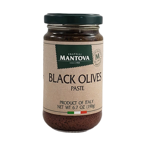 MANTOVA - BLACK OLIVE PASTE 190GR