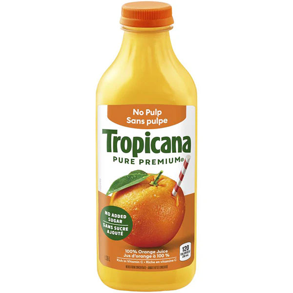 TROPICANA - ORANGE JUICE NO PULP 3x1.36 LT
