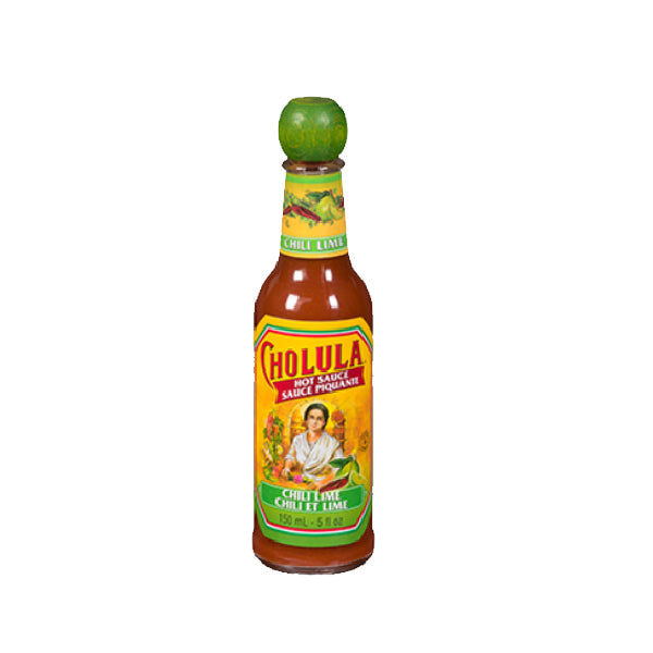 CHOLULA - HOT SAUCE CHILI LIME 150ML