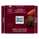 RITTER - 50% DARK CHOCOLATE 100GR