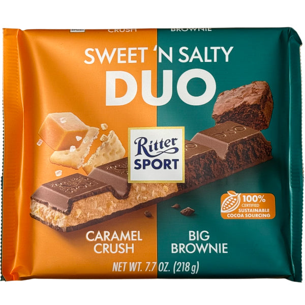 RITTER - SWEET N' SALTY DUO BAR 218GR