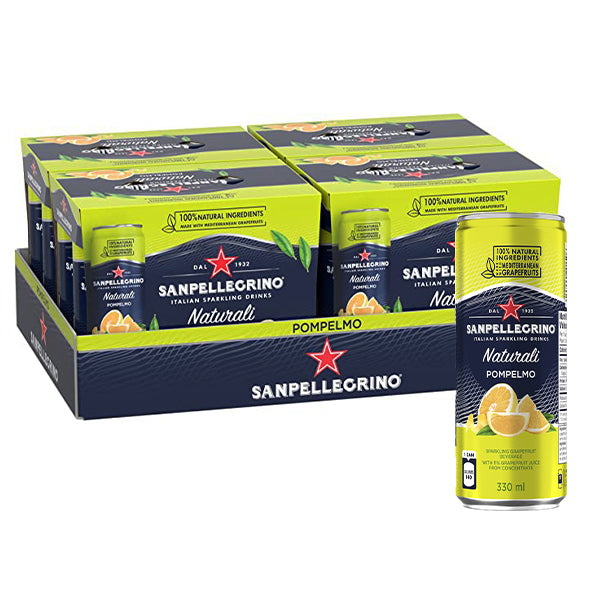 SAN PELLEGRINO - GRAPEFRUIT CANS 24x330ML