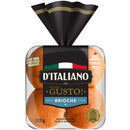 D'ITALIANO - BRIOCHE HAMBURGER BUNS 8EA