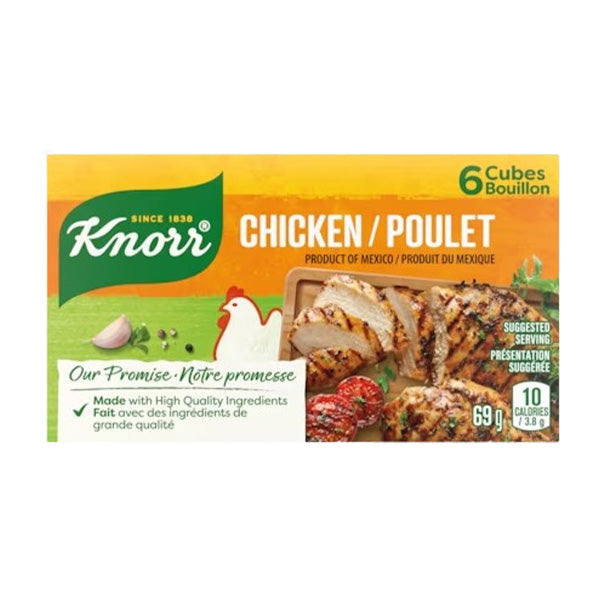 KNORR - CHICKEN BOUILLION CUBES 69GR