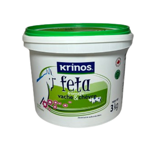 KRINOS - COW & GOAT FETA CHEESE 3KG