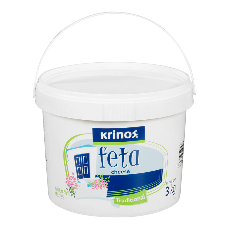 KRINOS - FETA TRADITIONAL CHEESE 3KG