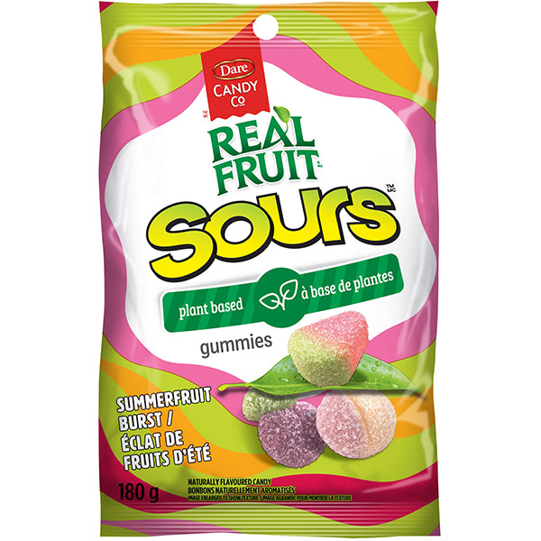 DARE - REALFRUIT SOURS SUMMERFRUIT BURST 180GR