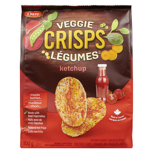 DARE - VEGGIE CRISPS KETCHUP 100GR