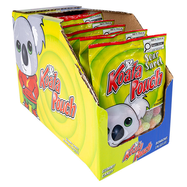 KOALA - SOUR POUCH PEG BAG 18x100 GR