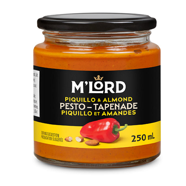 M'LORD - PIQUILLO & ALMOND PESTO TAPENADE 250ML