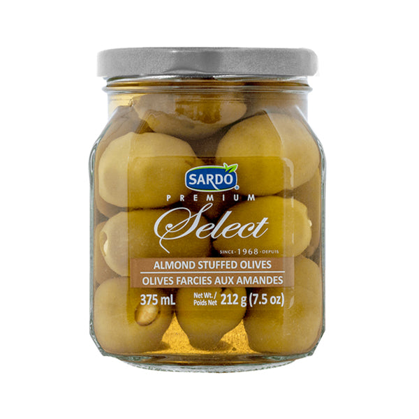 SARDO - ALMOND STUFFED OLIVES 375ML