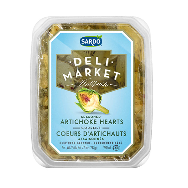 SARDO - SEASONED ARTICHOKE HEARTS ANTIPASTO 250ML