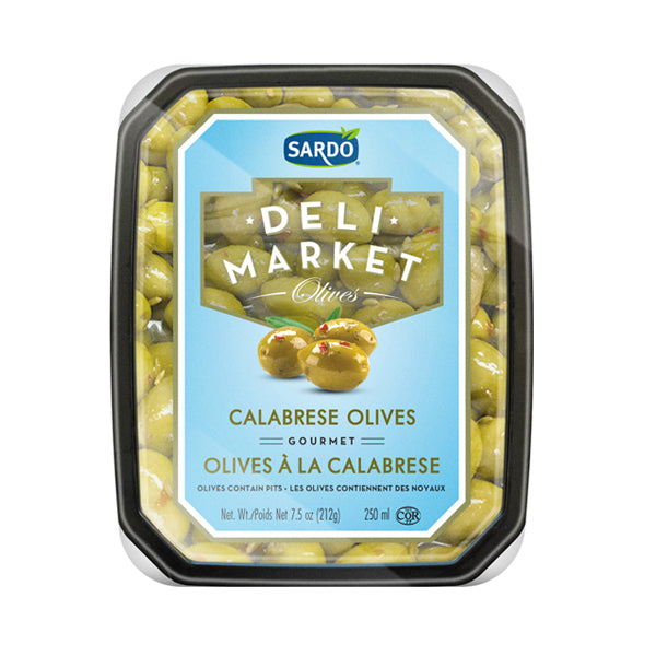 SARDO - GOURMET CALABRESE OLIVES 250ML