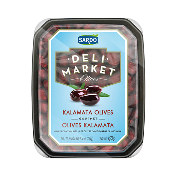 SARDO - GOURMET KALAMATA OLIVES 250ML