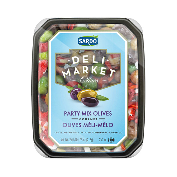 SARDO - PARTY MIXED OLIVES 375ML 250ML