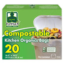 TUFFGUY - COMPOSTABLE KITCHEN ORGANICS BAGS 16.5" X 20EA