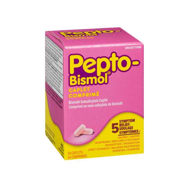 PEPTO - BISMOL CAPLETS 24EA