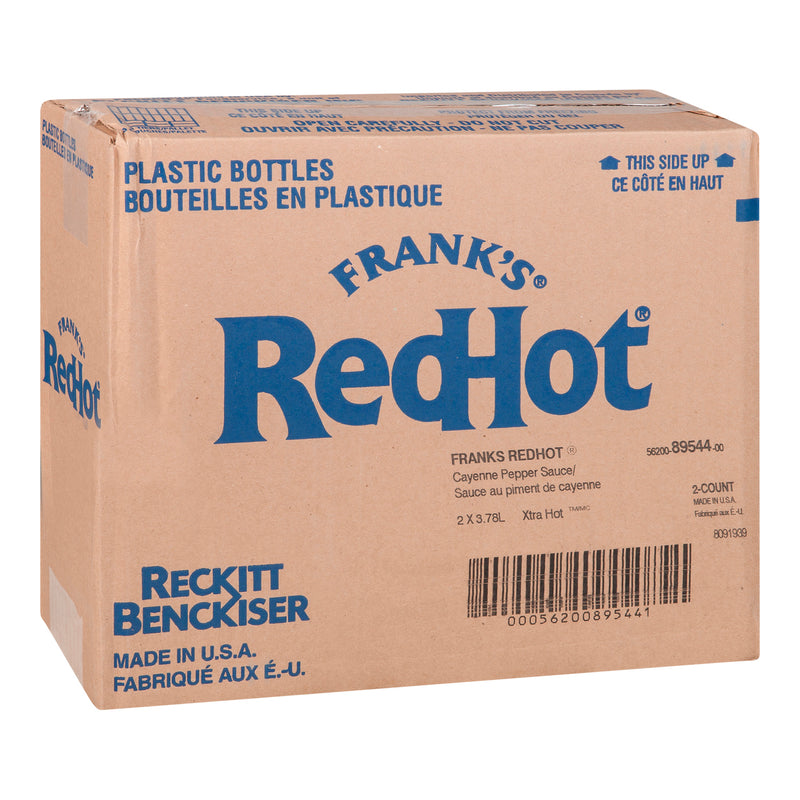 FRANKS - XTRA HOT SAUCE 2x3.78 LT