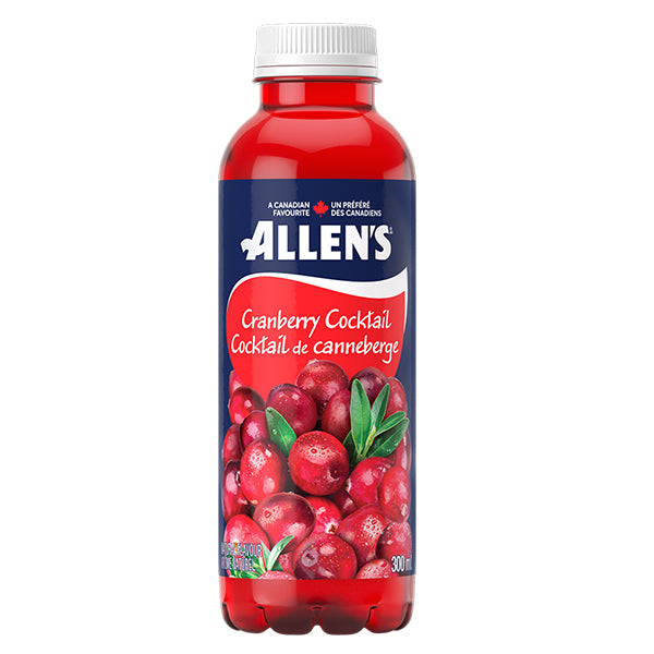 ALLENS - CRANBERRY PLASTIC 24x300ML