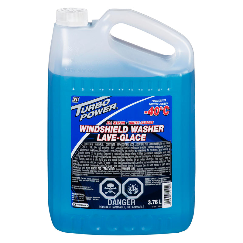 TURBO POWER - WINDSHIELD WASHER FLUID 3.78LT