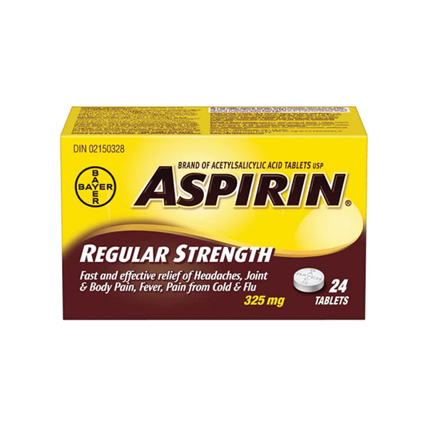 ASPIRIN - REGULAR STRENGTH 24x325 MG