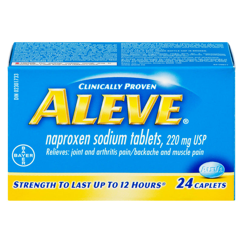 ALEVE - CAPLETS NAPROXEN SODIUM 220MG 24CT