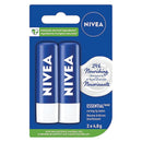 NIVEA - LIP CARE ESSENTIAL DUO PACK 2x4.8 GR