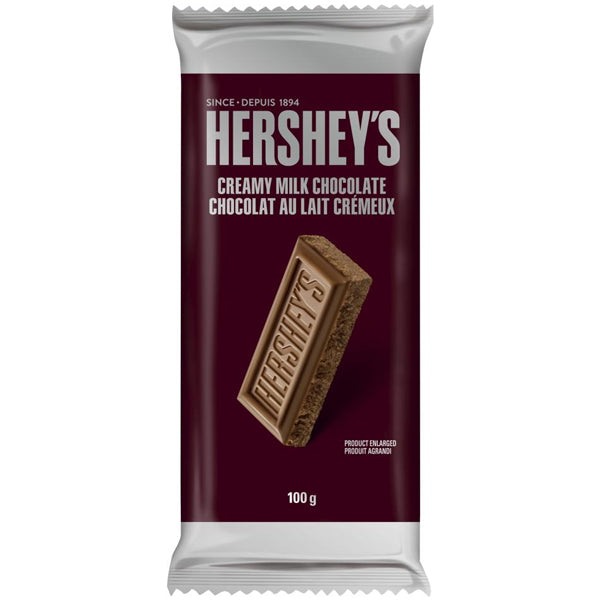 HERSHEYS - HERSHEY MILK CHOCOLATE FAMILY BAR 100GR