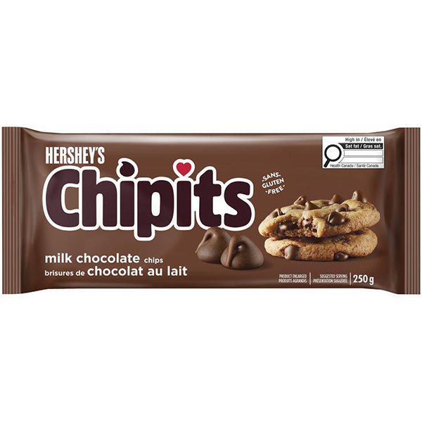 HERSHEY'S - CHIPITS MILK CHOCOLATE 270GR