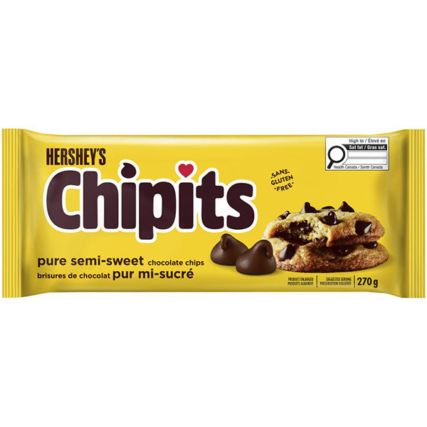 HERSHEY'S - CHIPITS SEMI-SWEET 270GR