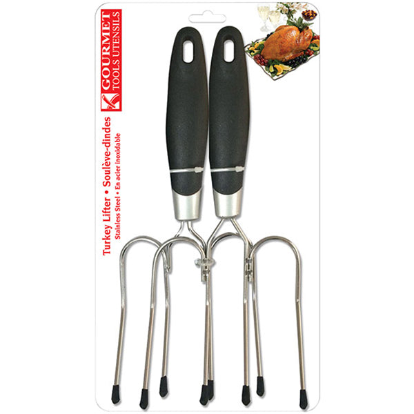 GOURMET - TURKEY LIFTER STAINLESS STEEL 1CT