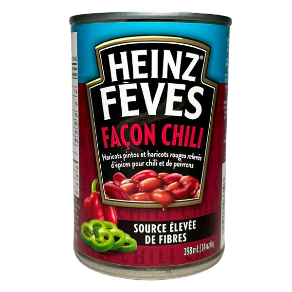 HEINZ - CHILI STYLE PINTO RED KIDNEY BEANS 398ML