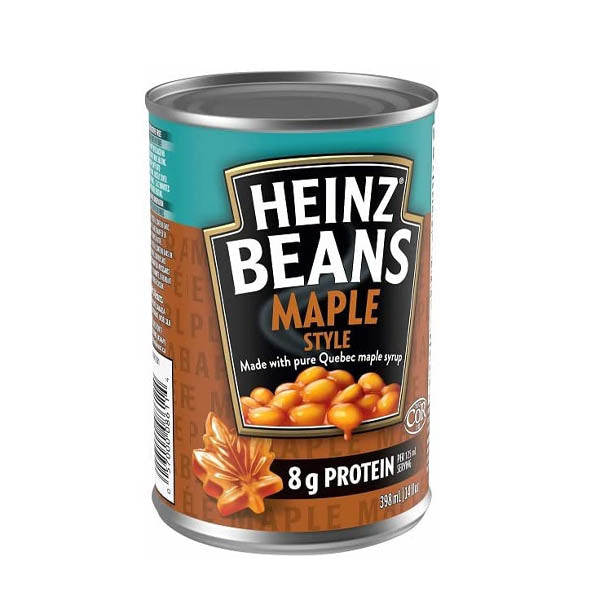 HEINZ - BEANS W/ PURE QUEBEC MAPLE SYRUP 398ML