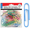 SELECTUM - ASS'T COLOR PAPER CLIPS 50MMX80 PCS EA