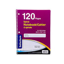 SELECTUM - COIL NOTEBOOK 8X10.5 120 PGS EA