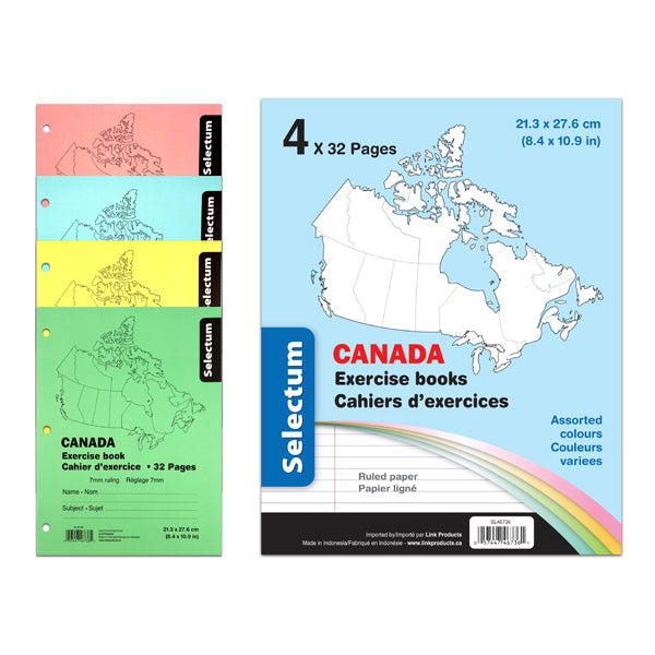 SELECTUME - CANADA EX BOOKS 32PAGES X 4PCS EA