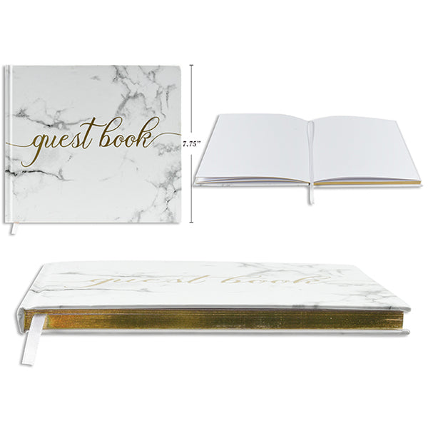 SOTAL STATIONERY - GUEST BOOK MARBLE 1 PK