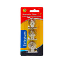 SELECTUM - MAGNETIC CLIPS 1.25IN  3PC EA