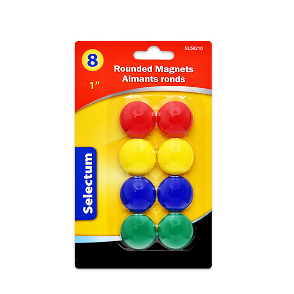 SELECTUM - 6pk ROUND MAGNETS EA