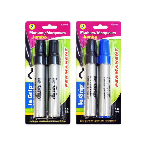 SELECTUM - ASSORTED  JUMBO PERMANENT MARKER 2EA